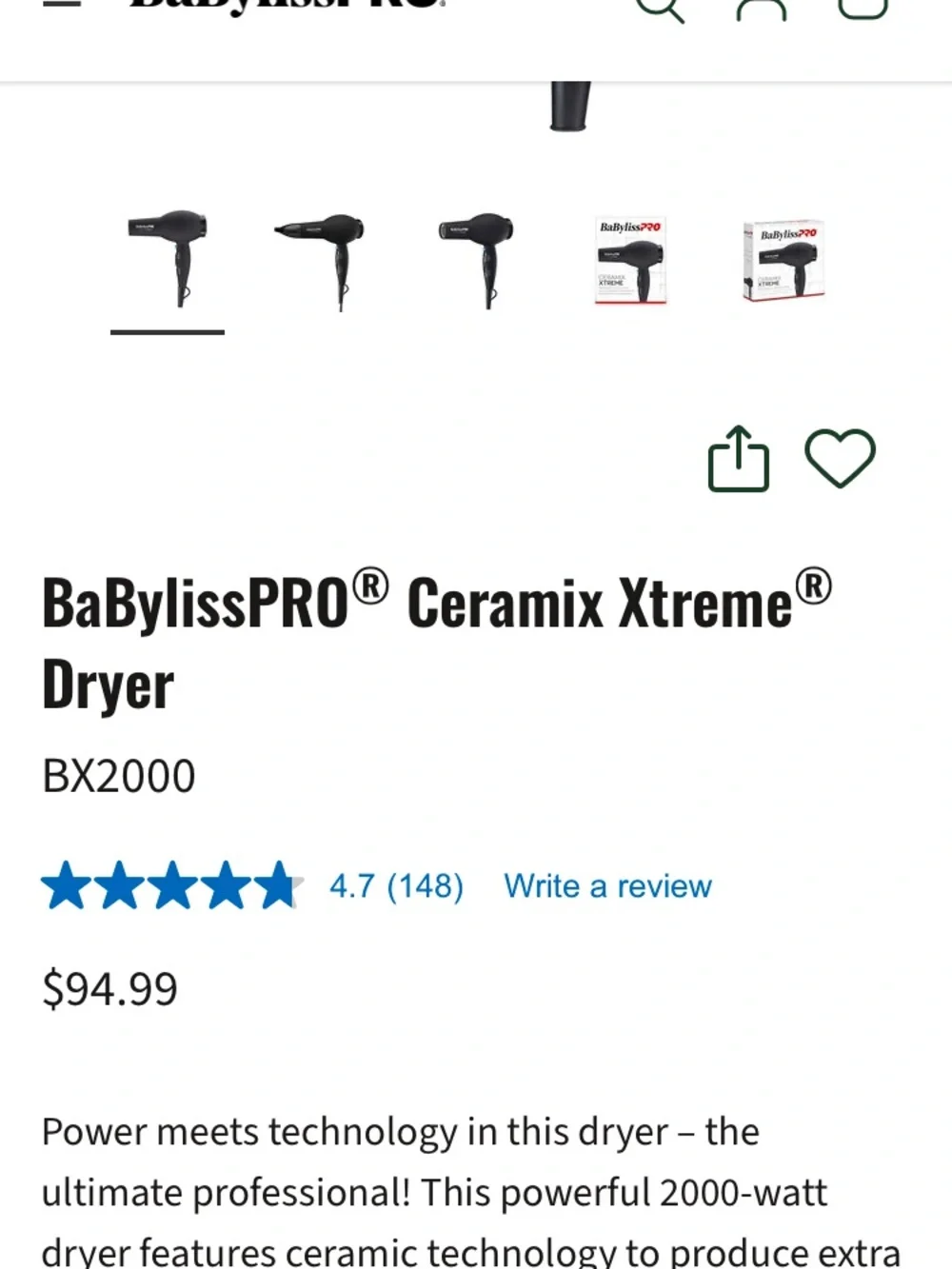 N/A babylisspro ceramix